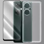 2in1 9H+ Tempered Glass Screen Protector TPU Back Case for OnePlus Nord N30 5G