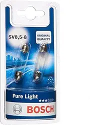 Bosch K10W (Sof. 10W) (264) Pure Light car light bulbs - 12 V 10 W SV8,5-8 - 2 bulbs