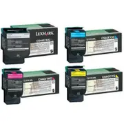 Lexmark C544 Toner Cartridges Value Pack - Includes: [1 x Black, Cyan, Magenta, Yellow]
