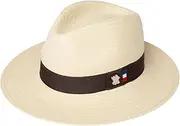 [Patriia] French Flag Hat, Fully Handmade, Men's Hat, Women's Hat, Medium Rim - Beige, 59