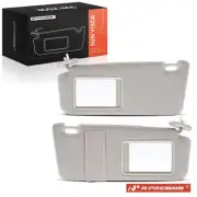 A-Premium Left & Right Beige Sun Visor w/ Mirror & Light for Toyota Venza 09-16 (for: Toyota)