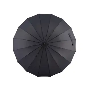 MECOVER Pro 風格原木抗風直立傘-極地黑