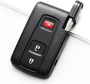 Toyota Prius Key Fob Cover Case Shell Replacment with Blank Key 2004-2009