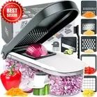 6-in-1 Vegetable Chopper Mandolin Slicer with Finger Guard