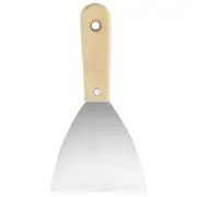 Carbon Steel Putty Knife 4" Wood Handle Spreading Drywall Putty Scraper