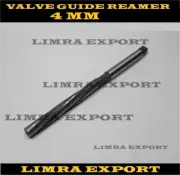 4MM DIA VALVE GUIDE REAMER 4" LONG HELIX FLUTE H-7 HSS PLASTIC CASE BEST IND
