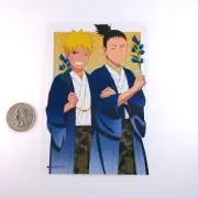 Naruto & Shikamaru Sasuke's Birthday Bromide Photo Card Naruto Shippuden