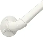 White il for Stairs Wall Mounted ils Railings Kit for Indoors Outdoors Corridor Attic Deck Loft Steps Hand Rail Banister 11.5ft/350cm Size