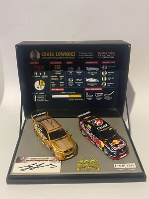 Model cars CRAIG LOWNDES (Genuine HAND SIGNED 100 wins Holden Commodore