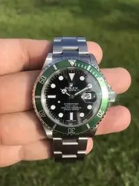 在飛比找Yahoo!奇摩拍賣優惠-D✚L 正品手錶 ROLEX 16610LV 綠水鬼 已售出