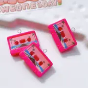 Mix 10Pcs/Pack Funny Retro Tape Resin Charms Nautical Cartoon Pendant for Earrin