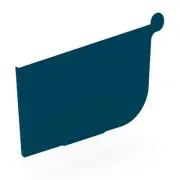 QLD NEW Stratco Quad Gutter 125 Stop End Mountain Blue
