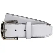 Champro Classic Matte PU Adult Baseball/Softball Belt - White - Medium