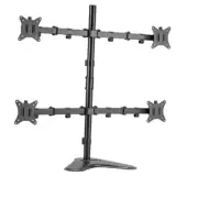 Quad Monitor Stand, 4 Monitor Mount for 17 to 32 inch Computer Screens,Hold up
