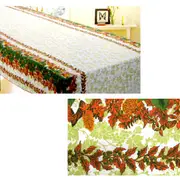 Christmas Leaves Rectangular Table Cloth SD1667