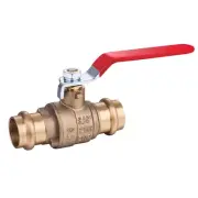 1 Pc Heavy Duty 1-1/4" ProPress Press Ball Valve Full Port Water Shut Off Valve