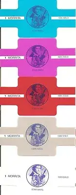 Netherlands Dutch Star Wars SE Murillo Cigar Bands 5 plain sets (120 bands) 1997