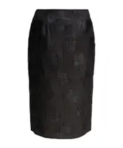 Cecilie Bahnsen Allegra Floral Skirt UK8,UK10,UK12 black
