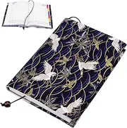Veemoon 1pc Adjustable Cloth Book Cover with Decorative Book Sleeve for Students Notebooks and Textbooks Present and Classmates