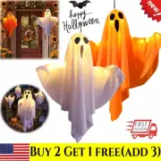 Halloween Glowing Ghost Light Outdoor Decor Garden Prop Party Home Hanging Decor