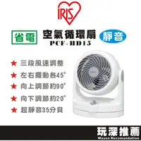 在飛比找蝦皮購物優惠-💫玩深免運💫 現貨 IRIS HD15W 靜音 空氣 循環扇