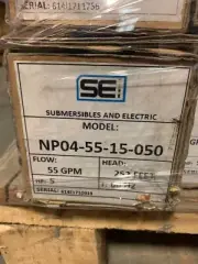 SEI NP04-55-15-050 SS Submersible Pump 4" 55GPM 5HP