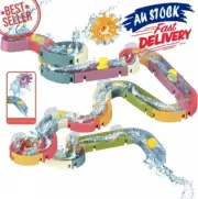 34-66PCS Baby Bath Toys Set, Slide Duck, Toy Ducks Interactive Water Slide Toys