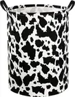 Cow Print Laundry Basket Baby Nursery Clothes Hamper Collapsible Toy