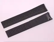 GENUINE PATEK PHILIPPE AQUANAUT Watch Rubber Strap Black 19mm Clasp