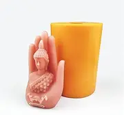 3D Buddha Hand Silicone Soap Molds DIY Candle Crafts Mold