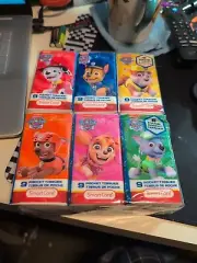 2 NEW SEALED Paw Patrol Pocket Tissue 6 Travel Packs 9 Tissues Each