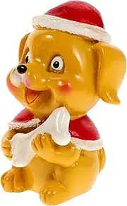 Creative Puppy Ornaments Fairy Figurines Interior Bobble Head Figures Car Dashboard Ornament Cow Print Car Accessories Car Dash Accessories Frog Decor Tea Pet Synthetic Resin