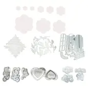 Leaf Heart Cutting Dies Embossing Template Stencil Scrapbooking for Card Die Cut