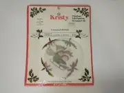 VTG 80s Retro Christmas Tole Painting Ornament Kit #3003 Sledding Playmates NOS