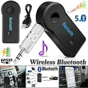 Wireless Bluetooth 3.5mm AUX Audio Stereo Music Home Car Receiver Adapter Mic Bluetooth Receiver 3.5mm Wireless Car Bluetooth Adaptor Aux Car Audio Receiver Co