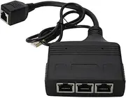 Gigabit Ethernet Splitter 1 to 3 Network Splitter 1000Mbps Ethernet Splitter, Network LAN Adapter RJ45 Internet Splitter for Cat8 Cat7 Cat6 Cat5 Cat5e Network Ethernet Cables