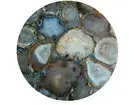 15" Agate table Top semi precious stones Work Handmade home decor