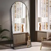 Furb Large Full Length Floor Mirror Free Standing Black 180*80cm