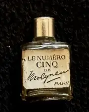 Vintage Paris Le Numero Cinq De Molyneux Perfume Sample Bottle Full