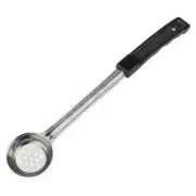Winco FPPN-1 1 oz Stainless Perforated Black Handle Portion Controller