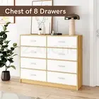 Chest of 8 Drawers Dresser Tallboy Bedside Table TV Stand Storage Cabinet Unit