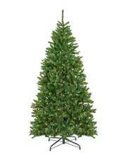 National Tree Company 7.5Ft Pre-Lit Chesterfield Spruce Tree