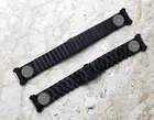 Celtic Clover Engraved Black Band Strap for Fitbit Ionic Smartwatch B-CC3