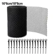 Width 16cm x Length 6m Gutter Guard with 15 Nails for Effective Leaf Protection