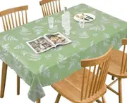 09 2PCS Table Cloth Dust-proof Resistant Tablecloth Dining Tablecloth