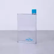 Lazy Dayz 380ml Hot Blue Flat Water Drink Bottle Fits in Bag Beach Fitness Gym