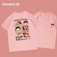 在飛比找蝦皮購物優惠-櫻桃小丸子 Aimeeli.id 女童T恤上衣赤壁小丸子T恤