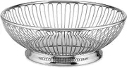 ALESSI Round Wire Basket, Silver, 8-Inch