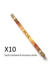 Musk Incense Sticks x 80 Box (HAND ROLLED) HEM