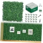 12PCS Boxwood Panels, 10"x10" Grass Wall, Plant Wall, Grass Backdrop Wall,